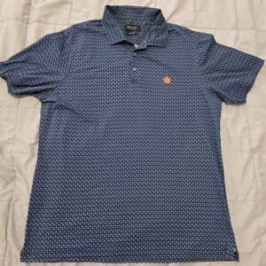 Bugatchi polo shirt. Palm print